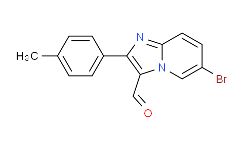 CAS No. 820245-77-0, 6-Bromo-2-(p-tolyl)imidazo[1,2-a]pyridine-3-carbaldehyde