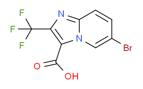 CAS No. 1427460-57-8, 6-Bromo-2-(trifluoromethyl)imidazo[1,2-a]pyridine-3-carboxylic acid