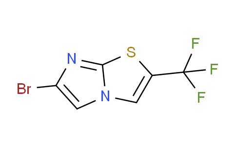 CAS No. 1956379-60-4, 6-Bromo-2-(trifluoromethyl)imidazo[2,1-b]thiazole