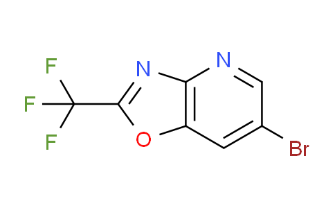 CAS No. 1260656-87-8, 6-Bromo-2-(trifluoromethyl)oxazolo[4,5-b]pyridine