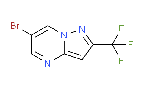 CAS No. 1379358-08-3, 6-Bromo-2-(trifluoromethyl)pyrazolo[1,5-a]pyrimidine