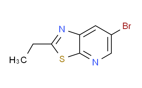 CAS No. 1307291-19-5, 6-Bromo-2-ethylthiazolo[5,4-b]pyridine