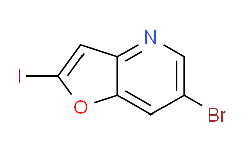 CAS No. 1171920-55-0, 6-Bromo-2-iodofuro[3,2-b]pyridine
