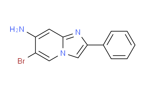 CAS No. 1278407-63-8, 6-Bromo-2-phenylimidazo[1,2-a]pyridin-7-amine