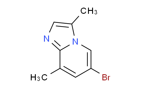 CAS No. 1216185-38-4, 6-Bromo-3,8-dimethylimidazo[1,2-a]pyridine