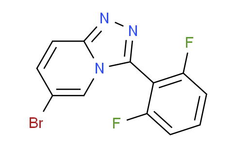 CAS No. 876372-52-0, 6-Bromo-3-(2,6-difluorophenyl)-[1,2,4]triazolo[4,3-a]pyridine