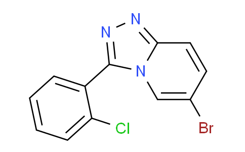 CAS No. 745828-05-1, 6-Bromo-3-(2-chlorophenyl)-[1,2,4]triazolo[4,3-a]pyridine