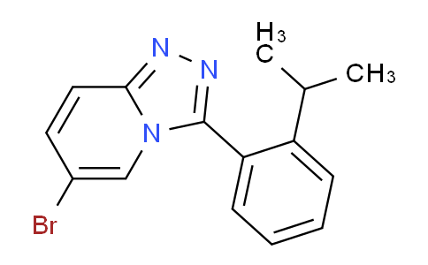 CAS No. 876301-26-7, 6-Bromo-3-(2-isopropylphenyl)-[1,2,4]triazolo[4,3-a]pyridine