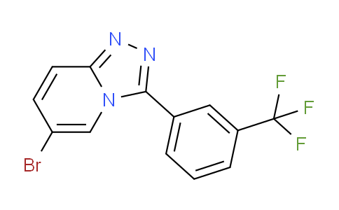 CAS No. 1418143-37-9, 6-Bromo-3-(3-(trifluoromethyl)phenyl)-[1,2,4]triazolo[4,3-a]pyridine