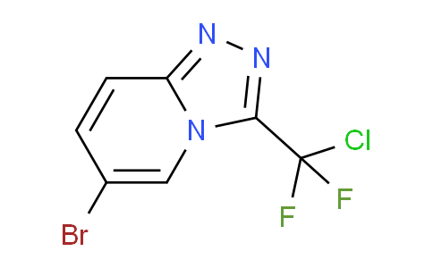 CAS No. 1262620-72-3, 6-Bromo-3-(chlorodifluoromethyl)-[1,2,4]triazolo[4,3-a]pyridine