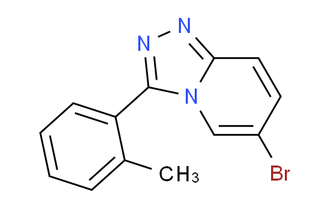 CAS No. 876300-80-0, 6-Bromo-3-(o-tolyl)-[1,2,4]triazolo[4,3-a]pyridine