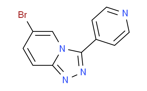 CAS No. 1393330-56-7, 6-Bromo-3-(pyridin-4-yl)-[1,2,4]triazolo[4,3-a]pyridine