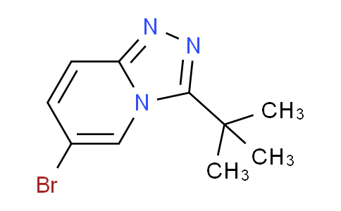 CAS No. 876372-87-1, 6-Bromo-3-(tert-butyl)-[1,2,4]triazolo[4,3-a]pyridine