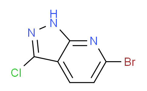 CAS No. 1823877-93-5, 6-Bromo-3-chloro-1H-pyrazolo[3,4-b]pyridine
