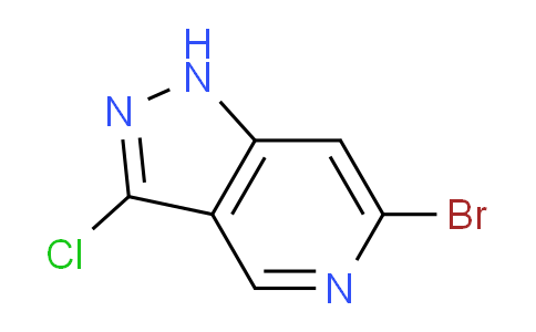 CAS No. 1956340-38-7, 6-Bromo-3-chloro-1H-pyrazolo[4,3-c]pyridine