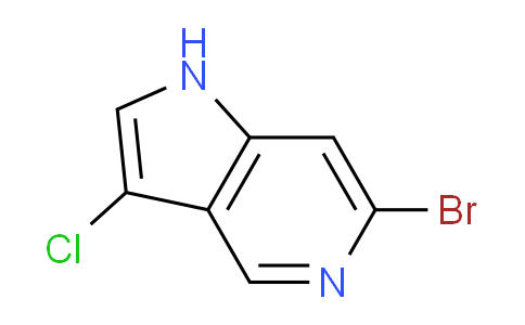 CAS No. 1956380-57-6, 6-Bromo-3-chloro-1H-pyrrolo[3,2-c]pyridine