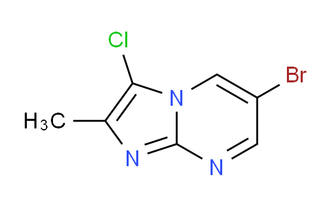 CAS No. 1956327-66-4, 6-Bromo-3-chloro-2-methylimidazo[1,2-a]pyrimidine