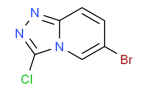 CAS No. 1020036-34-3, 6-Bromo-3-chloro-[1,2,4]triazolo[4,3-a]pyridine