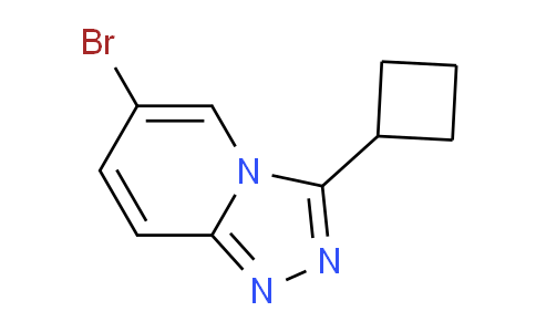 CAS No. 1385696-49-0, 6-Bromo-3-cyclobutyl-[1,2,4]triazolo[4,3-a]pyridine
