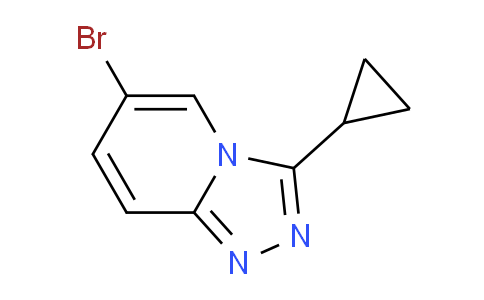 CAS No. 668990-80-5, 6-Bromo-3-cyclopropyl-[1,2,4]triazolo[4,3-a]pyridine