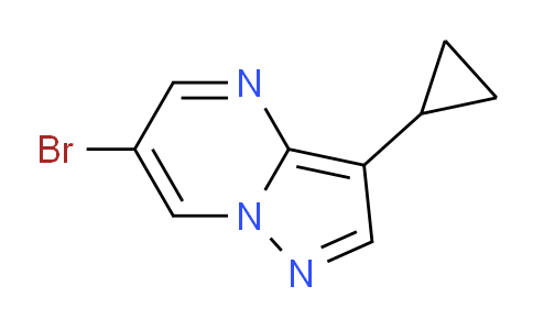 CAS No. 1379323-54-2, 6-Bromo-3-cyclopropylpyrazolo[1,5-a]pyrimidine