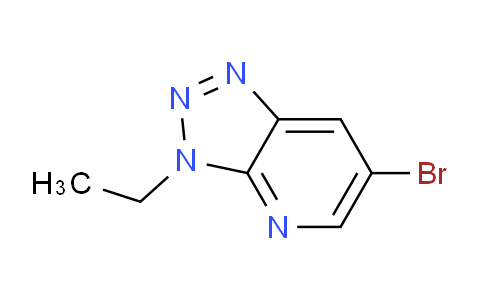 CAS No. 1187386-21-5, 6-Bromo-3-ethyl-3H-[1,2,3]triazolo[4,5-b]pyridine