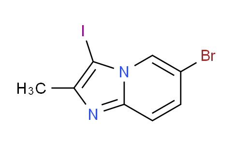 CAS No. 1246184-50-8, 6-Bromo-3-iodo-2-methylimidazo[1,2-a]pyridine