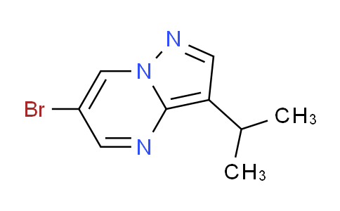 CAS No. 1379344-54-3, 6-Bromo-3-isopropylpyrazolo[1,5-a]pyrimidine