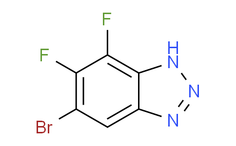 CAS No. 1381944-47-3, 6-Bromo-4,5-difluoro-3H-1,2,3-benzotriazole