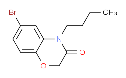 CAS No. 1373233-46-5, 6-Bromo-4-butyl-2H-1,4-benzoxazin-3-one