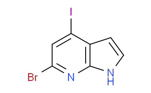 CAS No. 1190322-97-4, 6-Bromo-4-iodo-1H-pyrrolo[2,3-b]pyridine