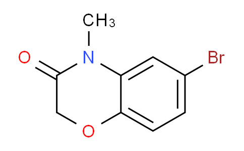 CAS No. 24036-47-3, 6-Bromo-4-methyl-2H-benzo[b][1,4]oxazin-3(4H)-one