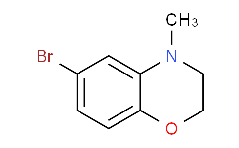 CAS No. 188947-79-7, 6-Bromo-4-methyl-3,4-dihydro-2H-benzo[b][1,4]oxazine