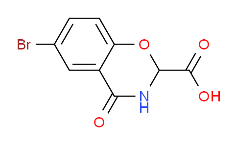 CAS No. 30482-74-7, 6-Bromo-4-oxo-3,4-dihydro-2H-benzo[e][1,3]oxazine-2-carboxylic acid