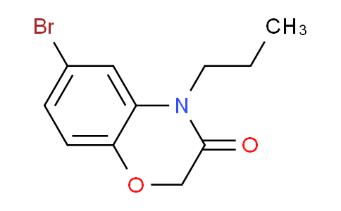 CAS No. 1365273-01-3, 6-Bromo-4-propyl-2H-1,4-benzoxazin-3-one