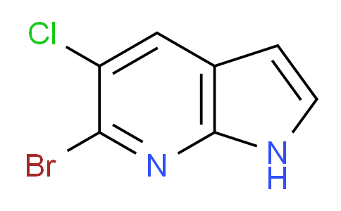 CAS No. 1190317-87-3, 6-Bromo-5-chloro-1H-pyrrolo[2,3-b]pyridine