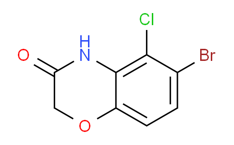 CAS No. 1154740-66-5, 6-Bromo-5-chloro-2H-benzo[b][1,4]oxazin-3(4H)-one