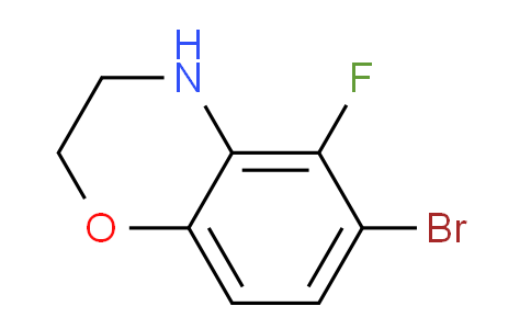 CAS No. 1256256-00-4, 6-Bromo-5-fluoro-3,4-dihydro-2H-benzo[b][1,4]oxazine