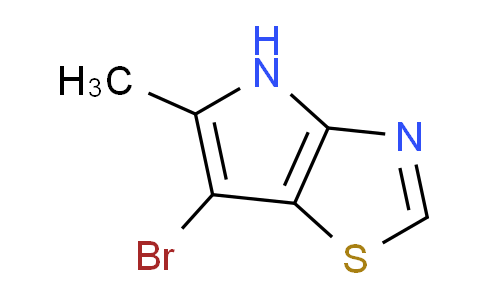 CAS No. 1450661-69-4, 6-Bromo-5-methyl-4H-pyrrolo[2,3-d]thiazole