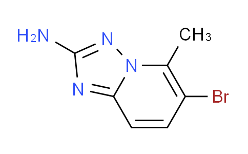 CAS No. 1124382-65-5, 6-Bromo-5-methyl-[1,2,4]triazolo[1,5-a]pyridin-2-amine