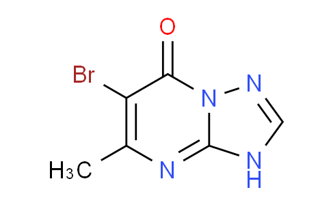 CAS No. 41081-77-0, 6-Bromo-5-methyl-[1,2,4]triazolo[1,5-a]pyrimidin-7(3H)-one