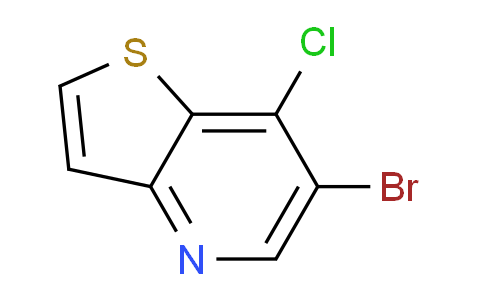 CAS No. 875340-63-9, 6-Bromo-7-chlorothieno[3,2-b]pyridine