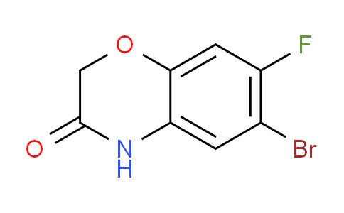 CAS No. 355423-58-4, 6-Bromo-7-fluoro-2,4-dihydro-1,4-benzoxazin-3-one