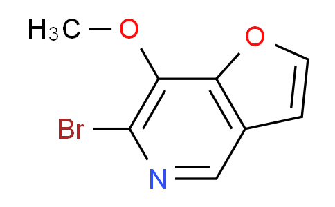 CAS No. 1261366-01-1, 6-Bromo-7-methoxyfuro[3,2-c]pyridine