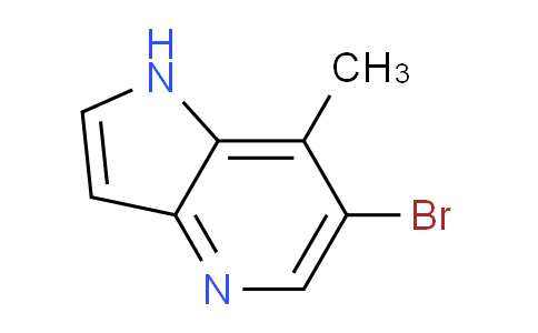 CAS No. 1190319-42-6, 6-Bromo-7-methyl-1H-pyrrolo[3,2-b]pyridine