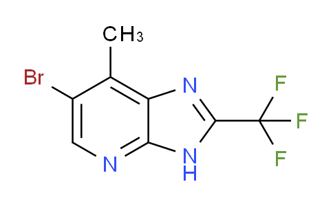 CAS No. 13578-35-3, 6-Bromo-7-methyl-2-(trifluoromethyl)-3H-imidazo[4,5-b]pyridine