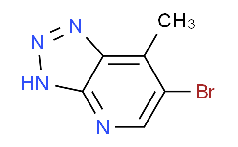 CAS No. 120640-83-7, 6-Bromo-7-methyl-3H-[1,2,3]triazolo[4,5-b]pyridine