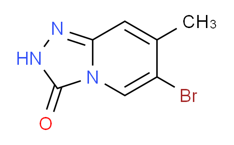 CAS No. 1428532-83-5, 6-Bromo-7-methyl-[1,2,4]triazolo[4,3-a]pyridin-3(2H)-one