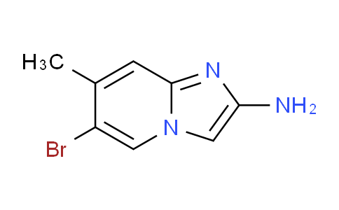 CAS No. 1519247-33-6, 6-Bromo-7-methylimidazo[1,2-a]pyridin-2-amine