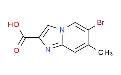 CAS No. 1216245-89-4, 6-Bromo-7-methylimidazo[1,2-a]pyridine-2-carboxylic acid